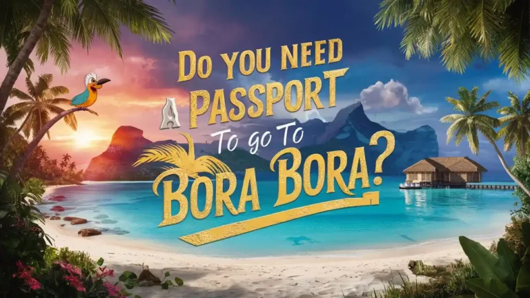 Do You Need a Passport to go to Bora Bora